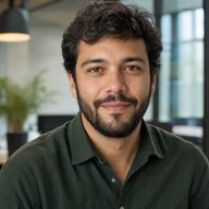 Foto de Diego Amaral, autônomo e cliente da plataforma.